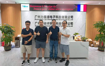French Client Visit to TOMROBOTS: Solar Bins Under Discussion