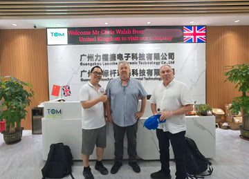 TOMROBOTS Hosts UK Client Mr. Chris Walsh for Solar Bin & RVM Product Review