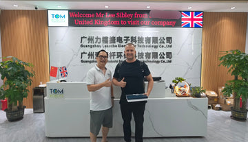 Welcome UK Client Mr. Lee Sibley Visits TOMROBOTS to Evaluate the L88 Reverse Vending Machine