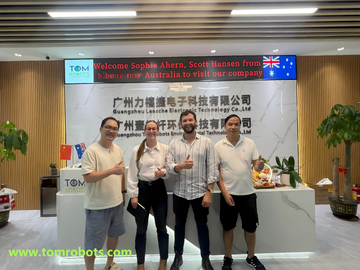 Honorable Australian customers Tour TomRobots: Advancing Tech Innovation and Eco-Friendly Efforts Together