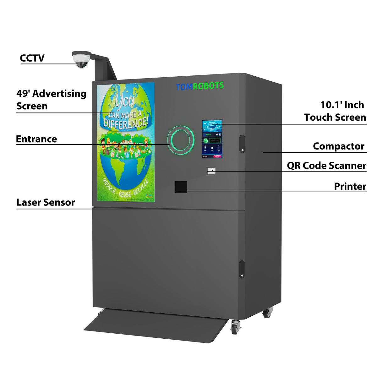 Image Processing Reverse Vending Machine RVM Reverse Recycling Vending Machines Manufacturers, Exporters ...